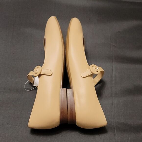 BRAND NEW  MARC MARY JANE CHUNKY LOW  HEEL ROUND TOE ANKLE STRAP FLATS - Picture 10 of 16